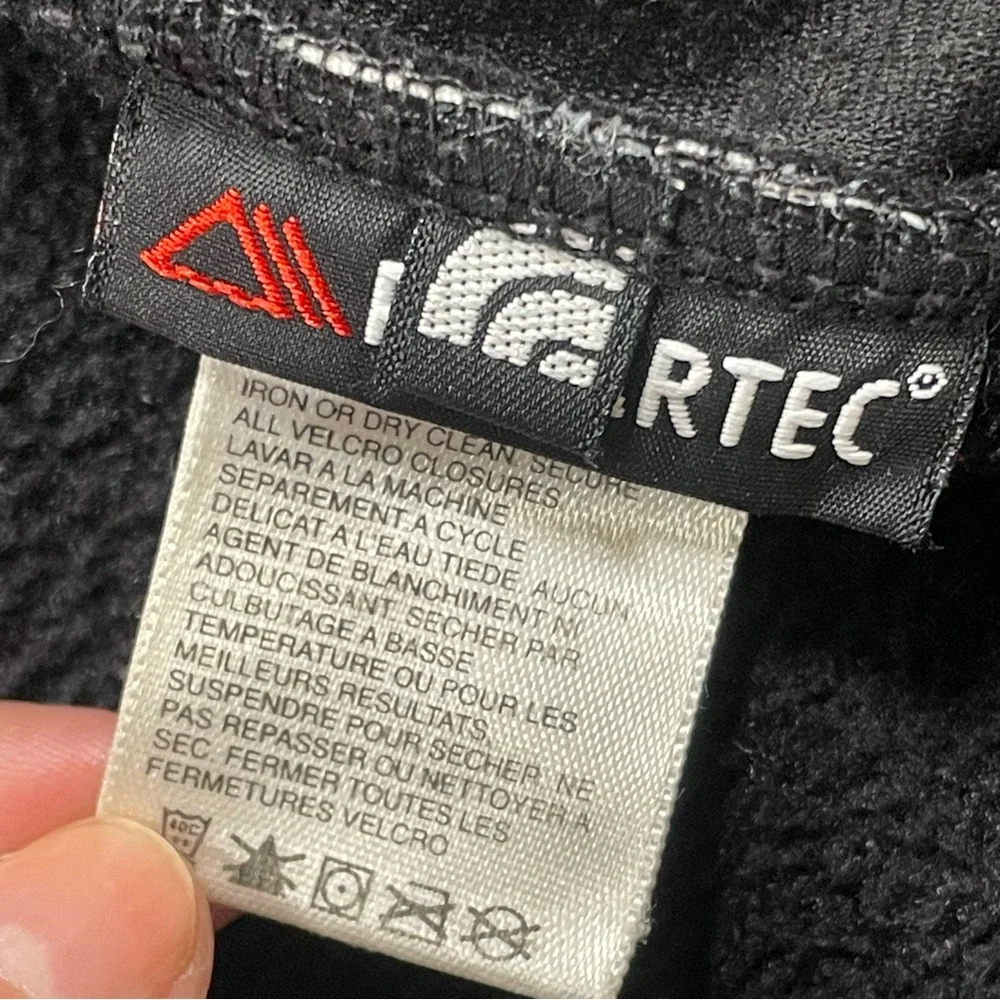The North Face Kids Denali Full Zip Fleece Polartec Jacket, Black, Youth XL